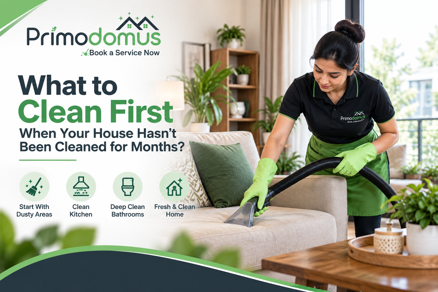 What to Clean First When Your House Hasn't Been Cleaned for Months?